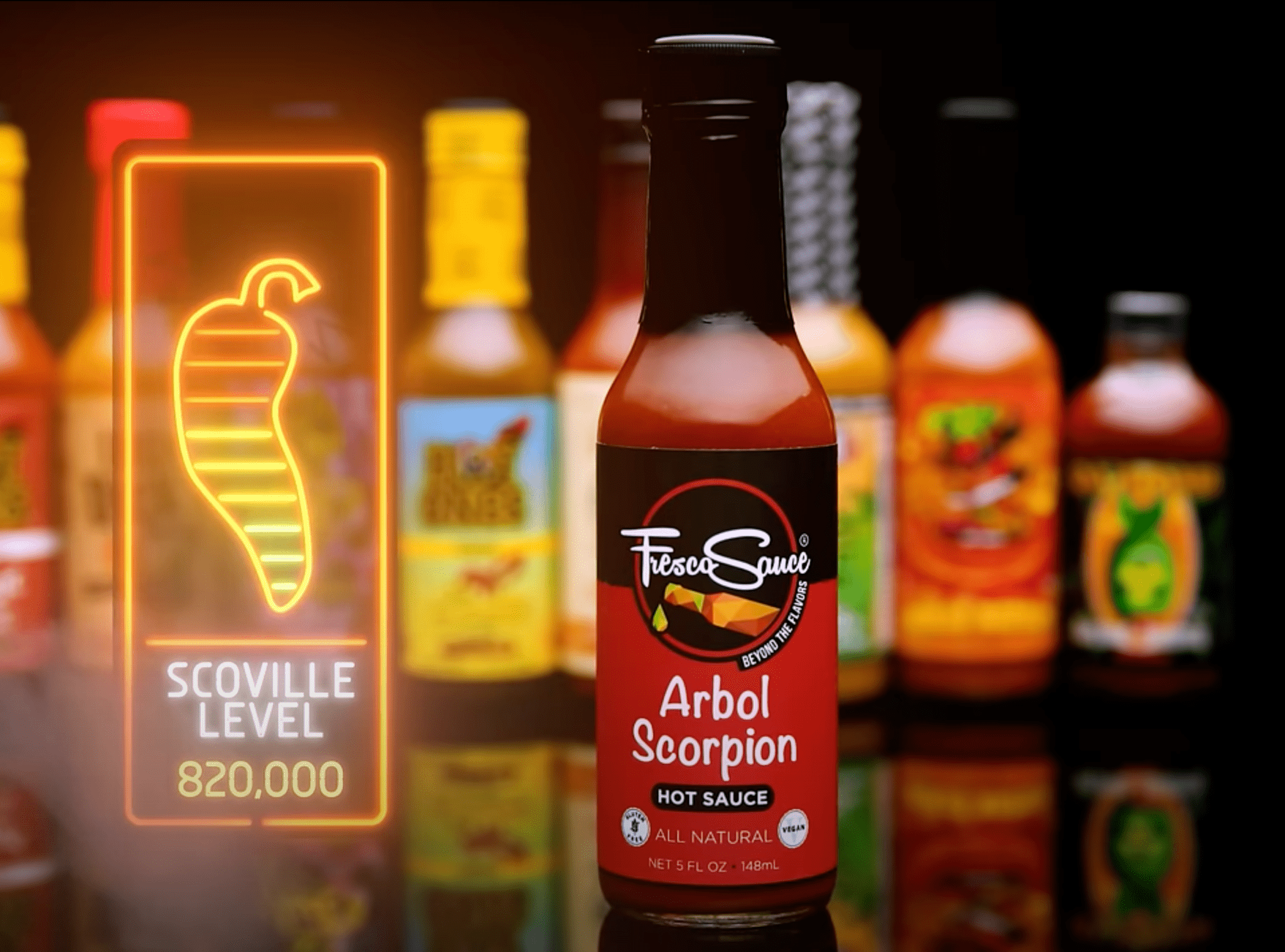 Arbol Scorpion Hot Sauce Featured on Hot Ones