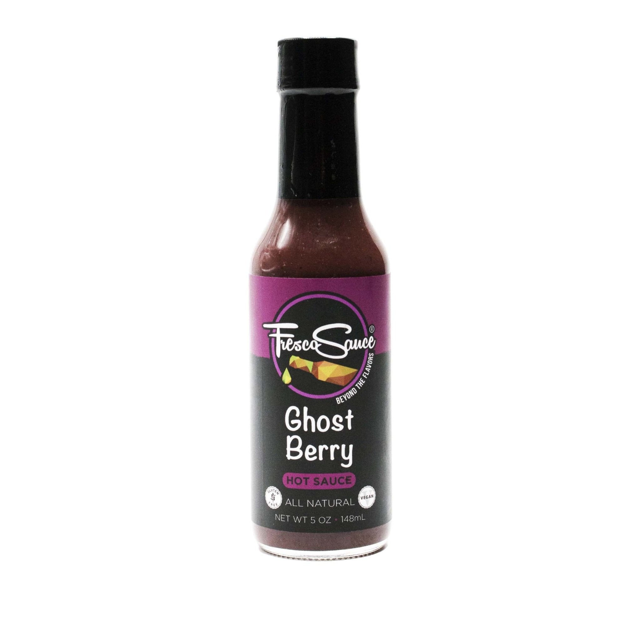 Ghost Berry Hot Sauce Ghost Peppers Black Berries